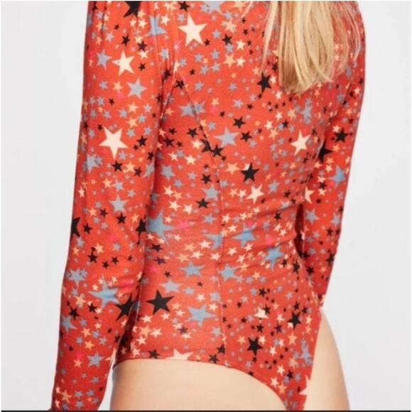Free People Girls Like Us Star Bodysuit Nwt - Picture 9 of 12